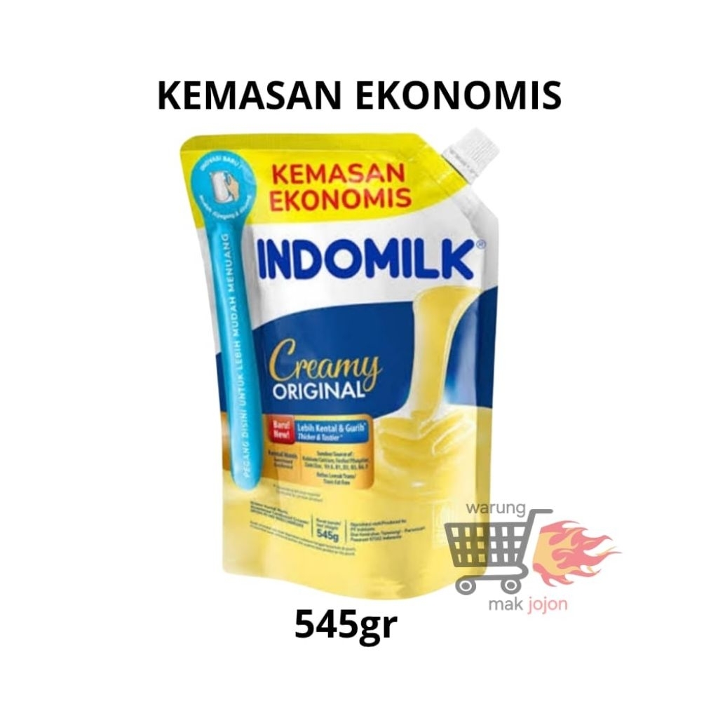 

Indomilk susu putih creamy original kemasan 545gr