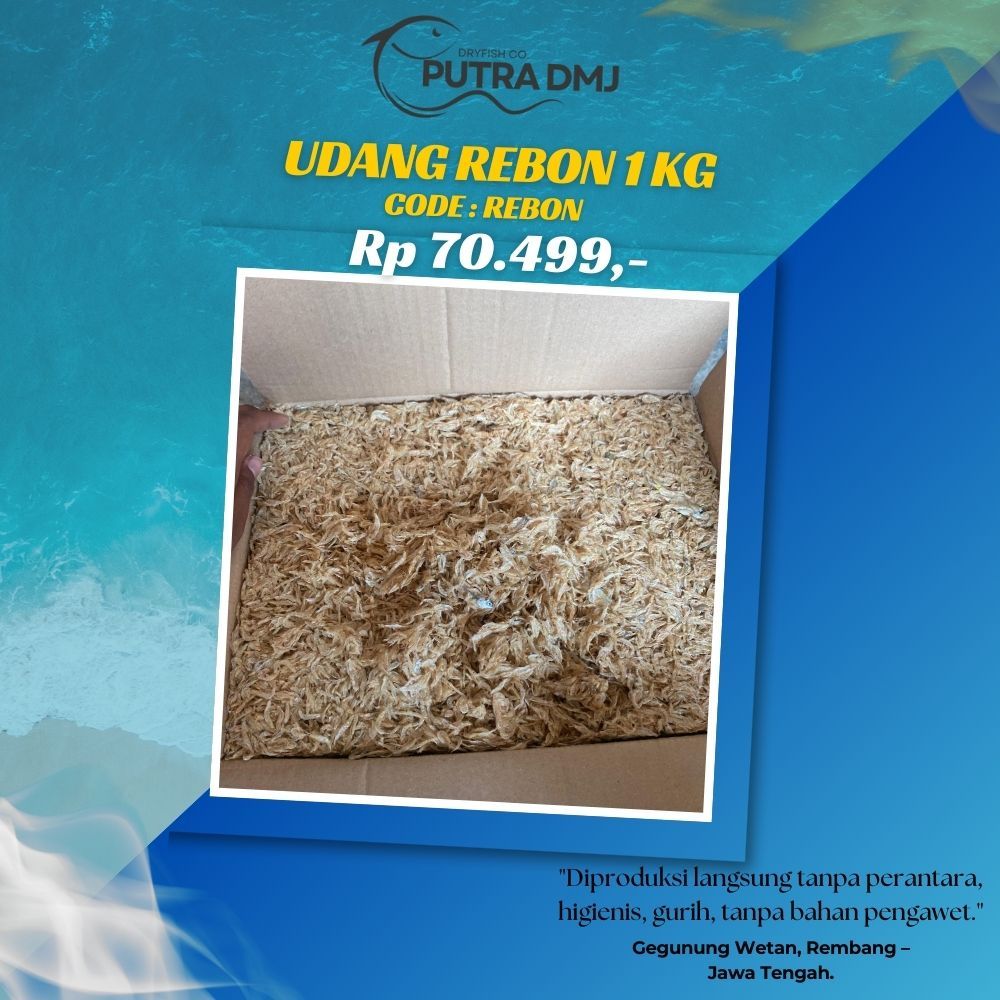 

Udang Rebon Asin Kering – 250gr / 500gr / 1Kg – Gurih, Higienis, Tanpa Pengawet