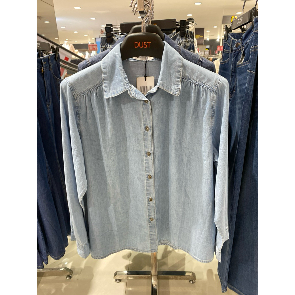 KEMEJA DENIM DUST BRAND MATAHARI ORIGINAL