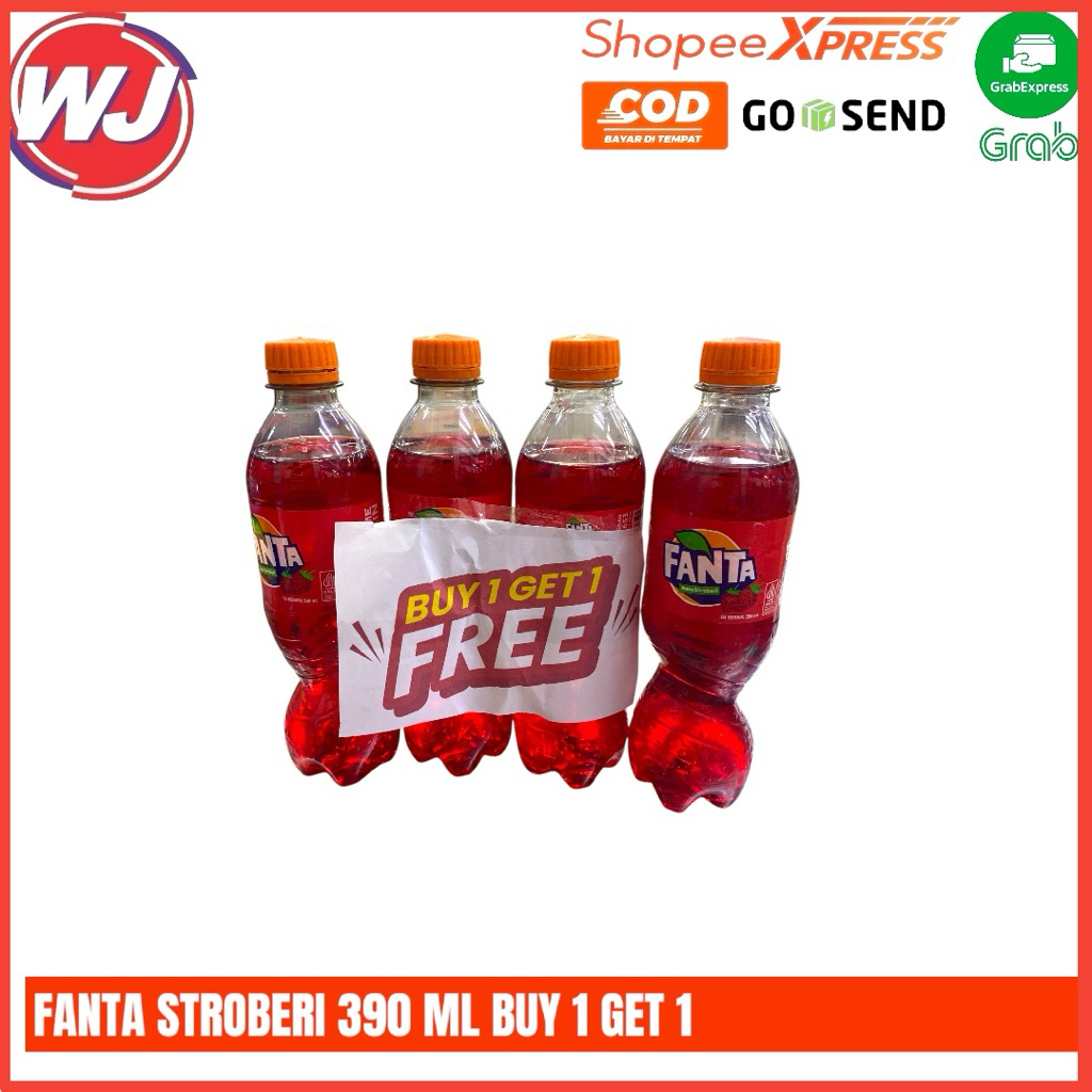

FANTA STROBERI 390 ML BUY 1 GET 1