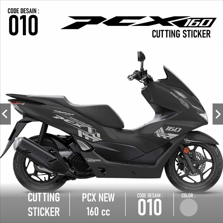 List Cutting Sticker PCX 160-Aksesoris Motor Stiker Honda PCX 160 cc Skotlet Sticker Striping Lis Va