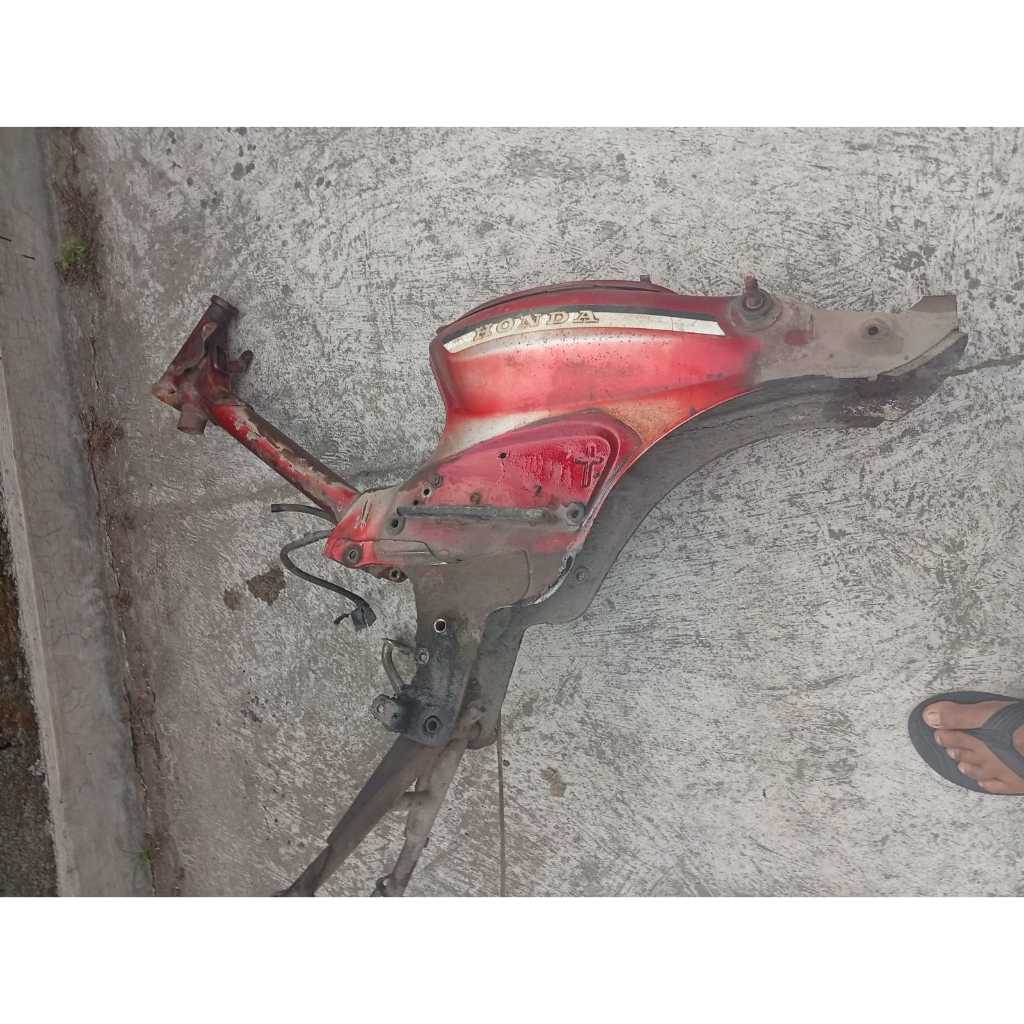 rangka honda c700 supercup rangka supercub kondisi bahan layak pakai