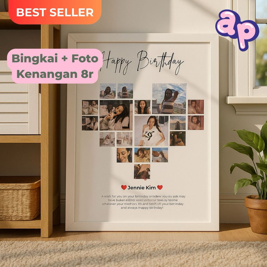 [COD] Bingkai + Foto Kenangan Cinta 8r | Hadiah Sahabat dan Pacar