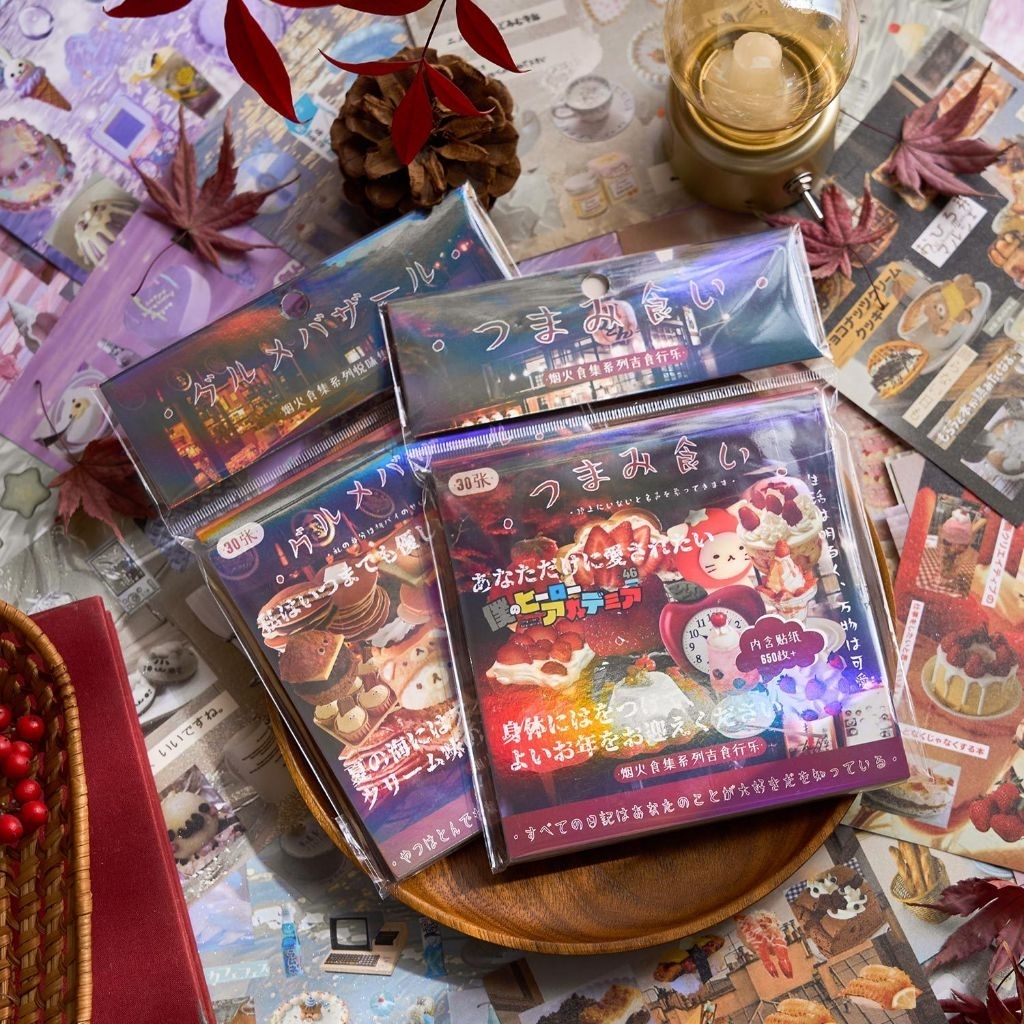 

Sticker Book 650+ Sticker Journaling Dorayaki and Strawberry Foam Stiker Journal Cute Deco Pages Aesthetic Japanese Hard Cover Series