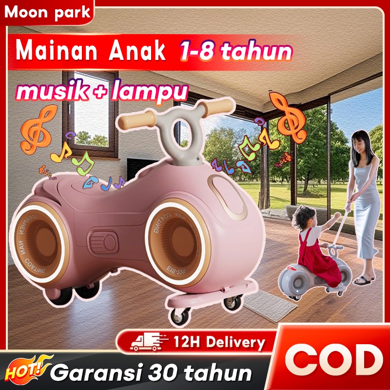 Sepeda Anak 2 Tahun Mainan Anak Sepeda Balance bike Anak 1-6 Tahun Anak Antiguling Ayunan Mobil Bayi