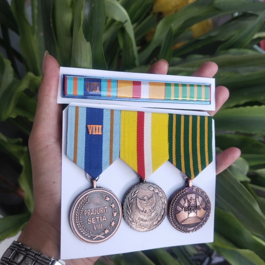 SATYA LENCANA PDH & PDU MEDALI TNI KESETIAAN VIII TAHUN, WIRA SIAGA, BAKSOS