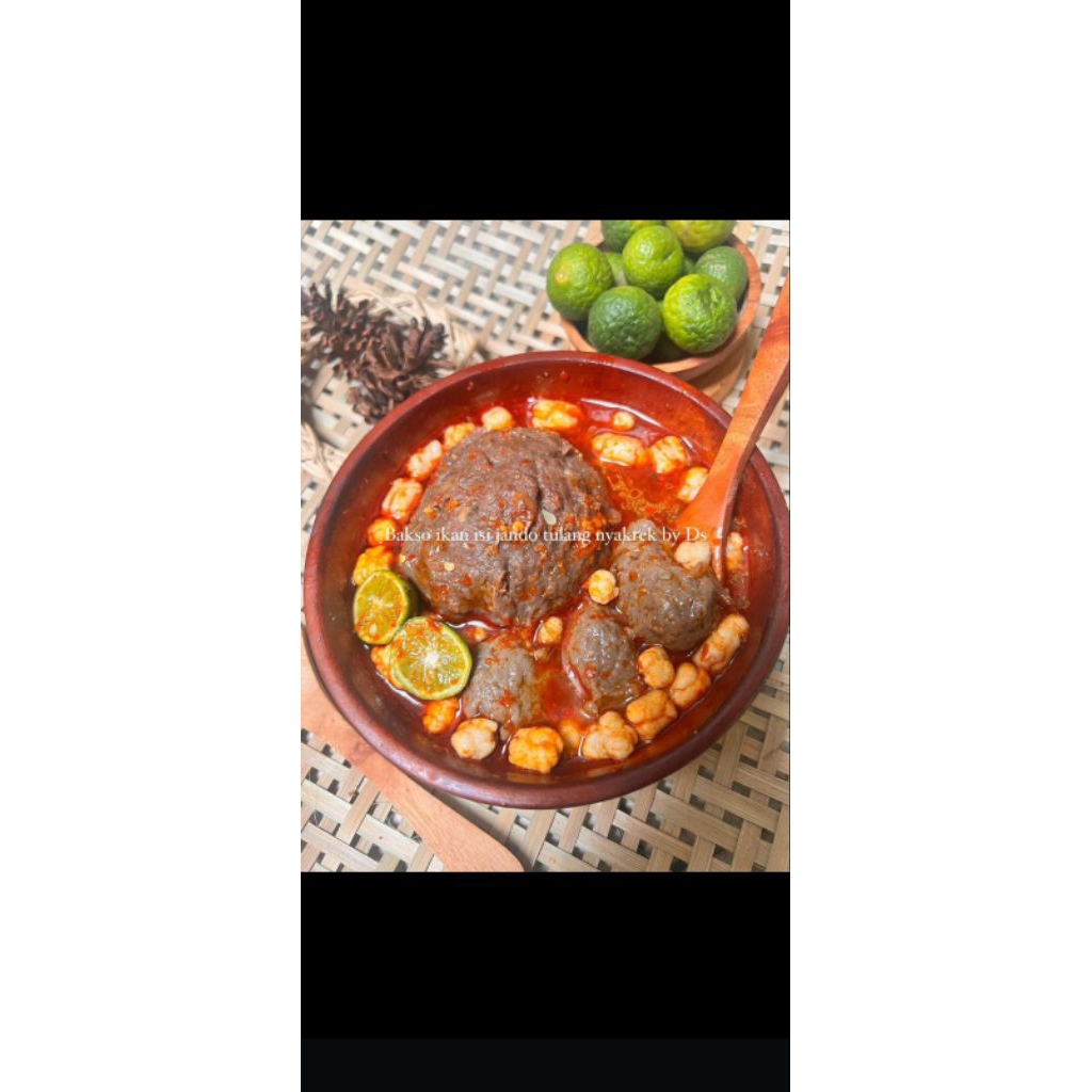 

baso ikan isi tetelan