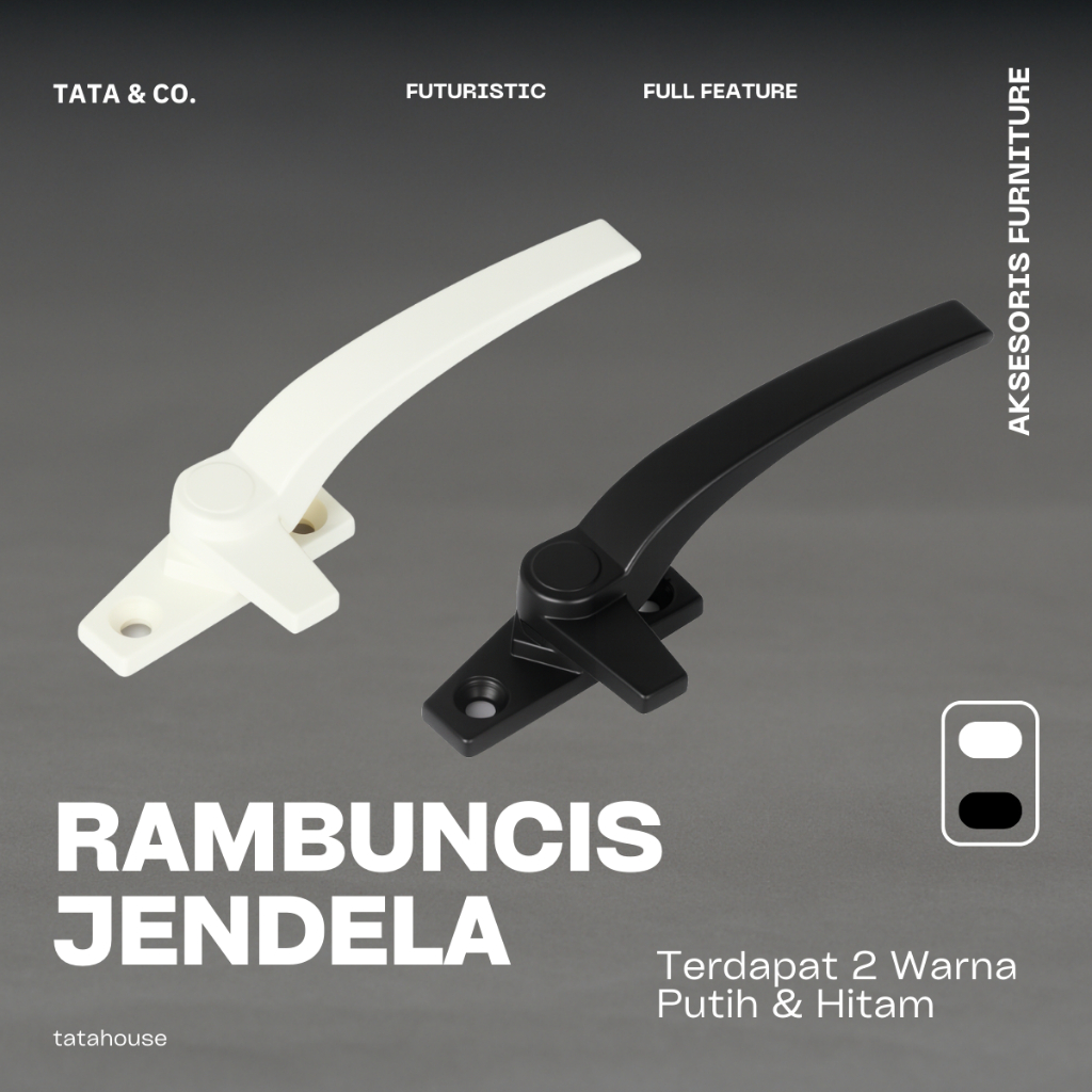 Kunci Jendela / Rambuncis Jendela Aluminium