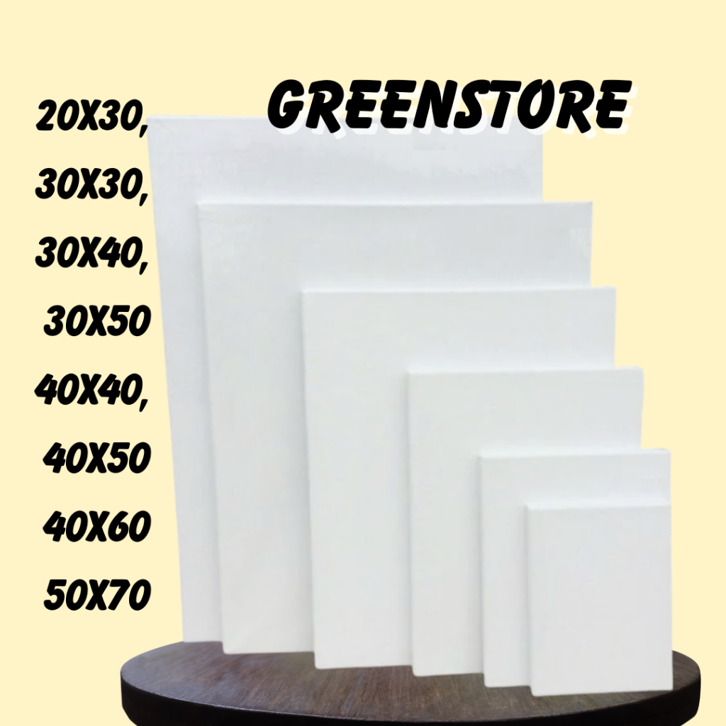 

Kanvas lukis / kanvas polos ukuran 20X30, 30X30, 30X40, 30X50 40X40, 40X50, 40X60, 50X70 CM