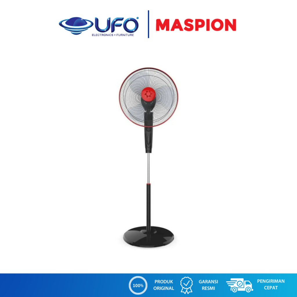 Maspion Kipas Angin Berdiri Stand Fan + Ramote  F173RC