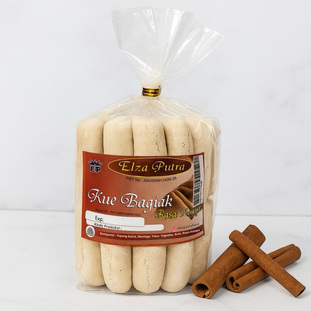 

Kue Bagiak Rasa Kayu Manis/Keningar Khas Banyuwangi Netto 300 gram