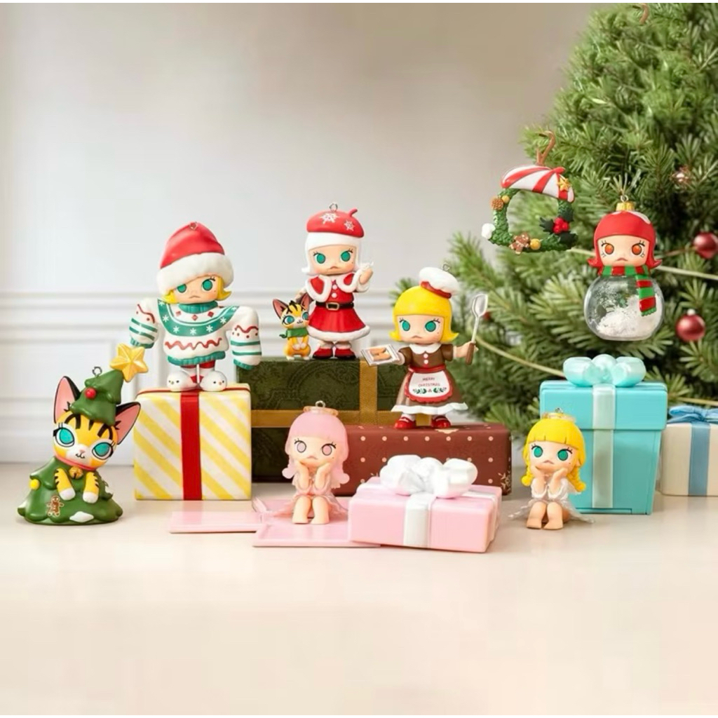 POPMART MOLLY CRYSTAL MIRACLE BOX CHRISTMAS SET FIGURE