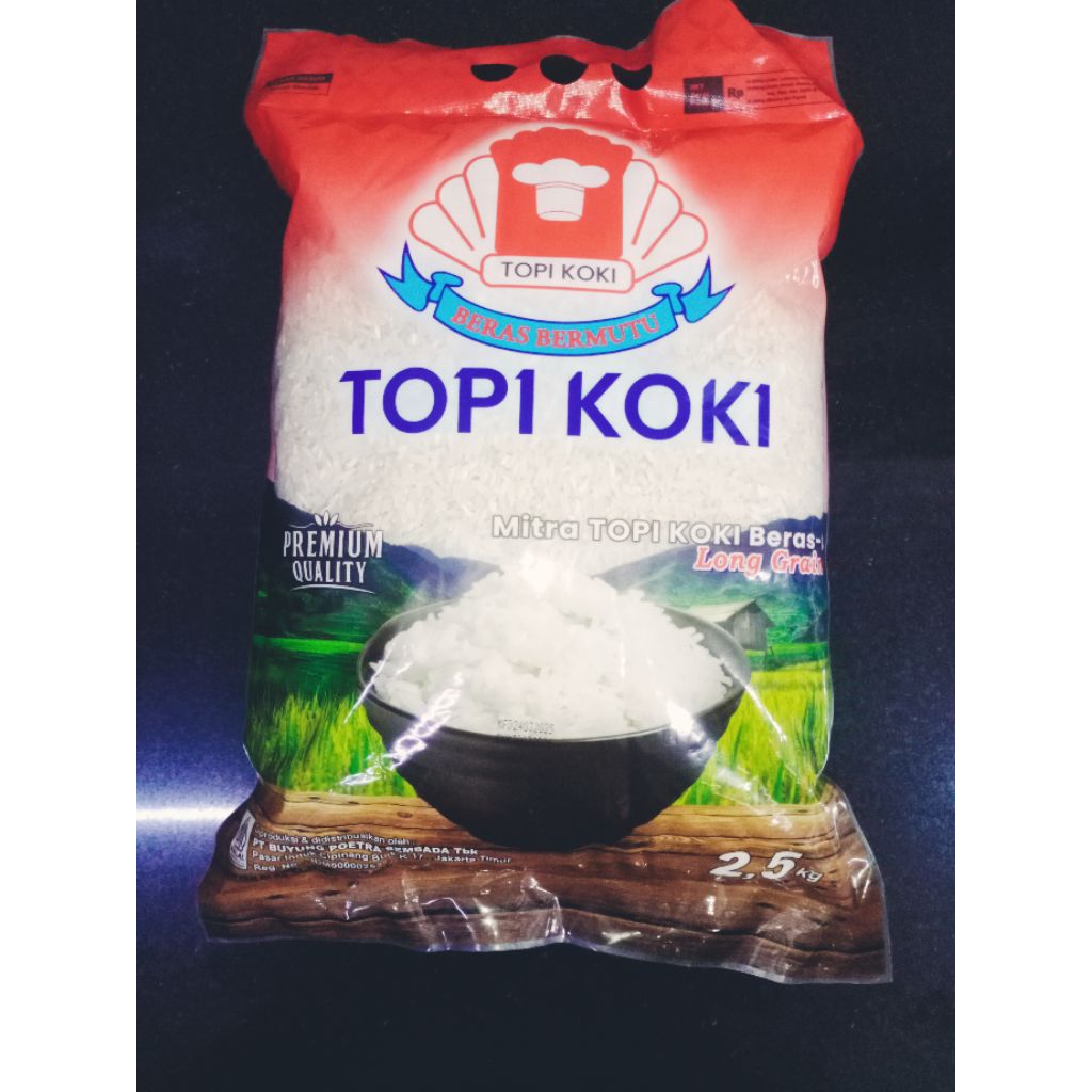 

BERAS TOPI KOKI 2,5kg