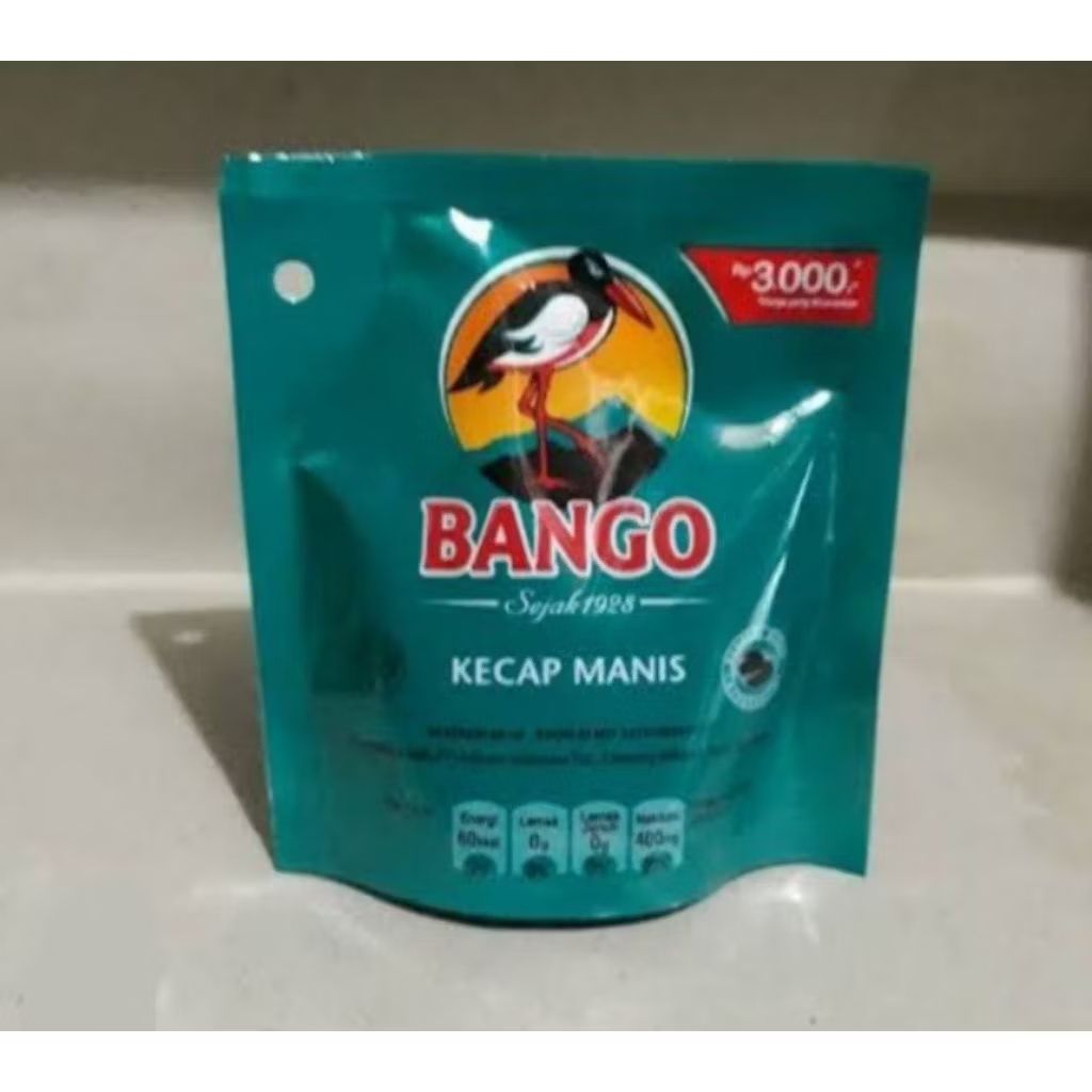 

Kecap Bango Refill 60 ml / Kecap Manis Bango 3000an Kemasan Refill/Bango refill Kecap Manis 60ml Eceran 3000