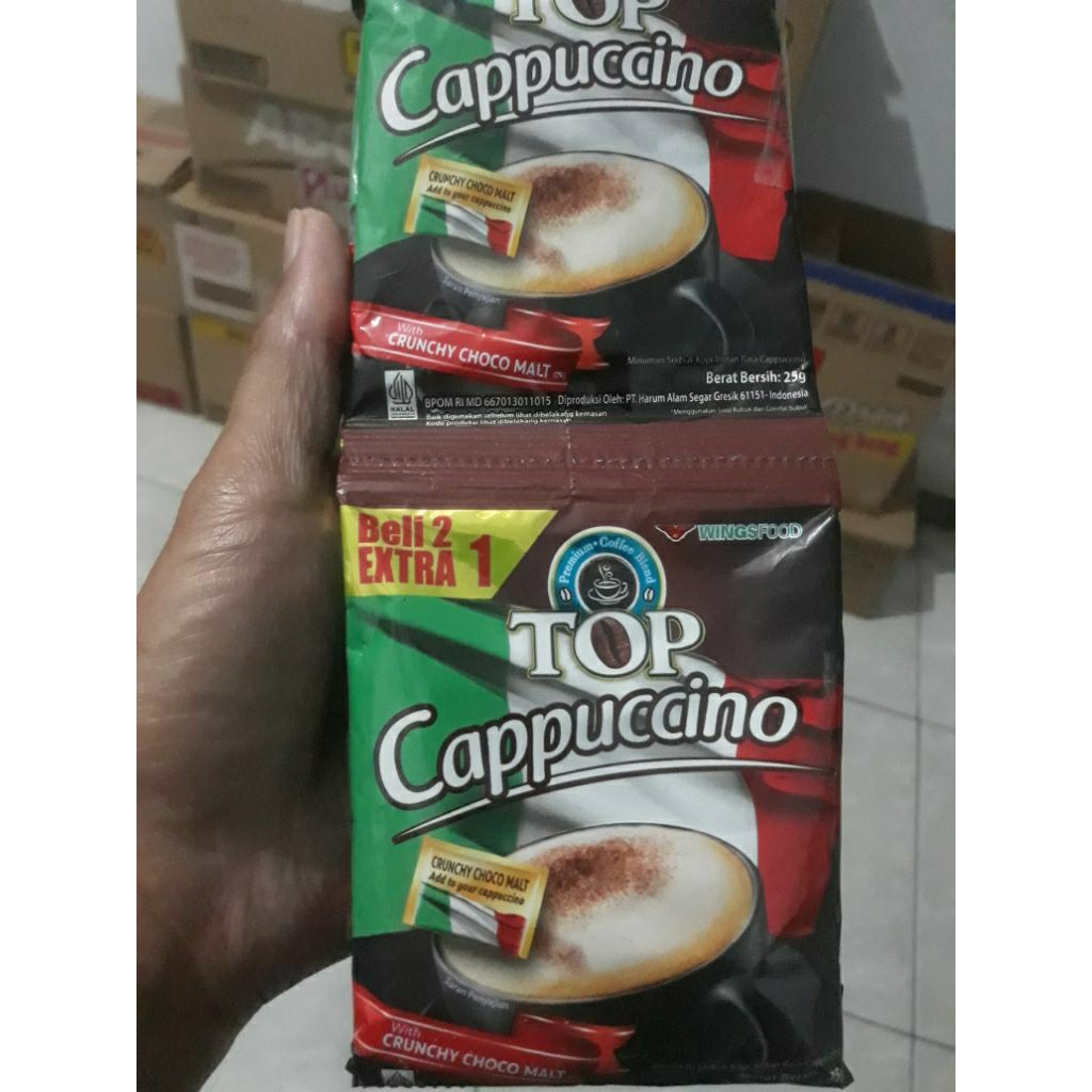

Top Coffee Cappuccino Kopi Rentengan Isi 15 Sachet