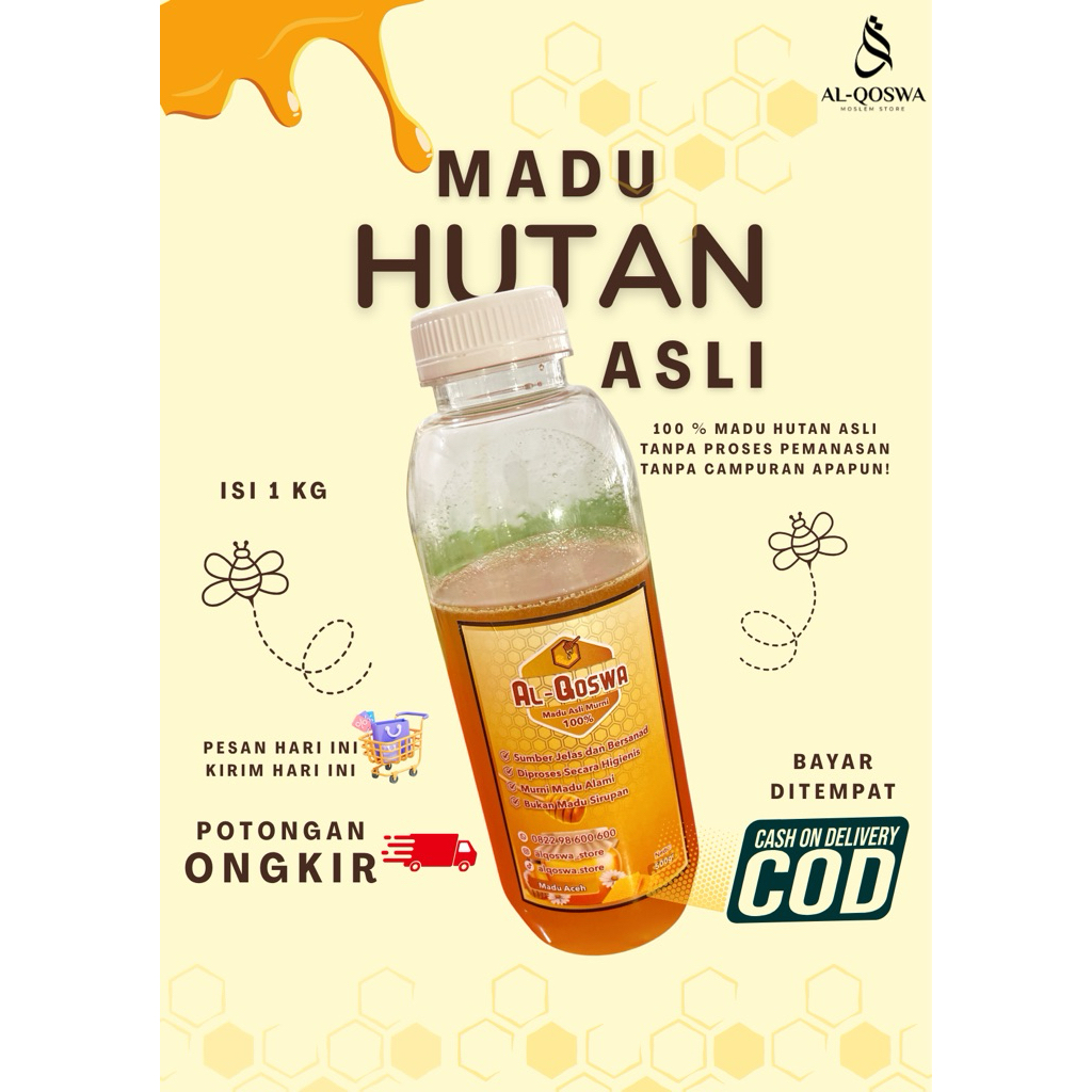 

Madu Hutan Aceh Asli Murni isi 1 kg meningkatkan imunitas tubuh mengatasi penyakit