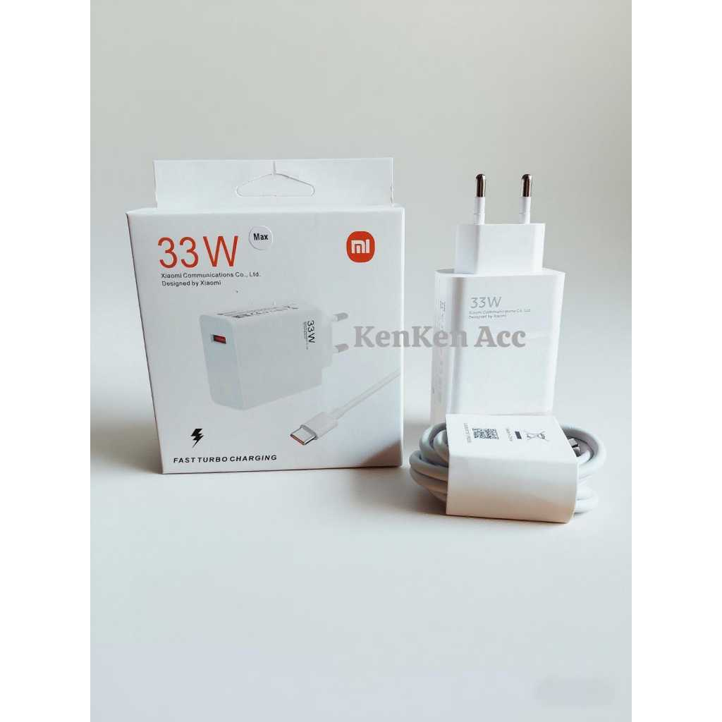 Charger Xiaomi Type C 33W Fast Charging Original 100%