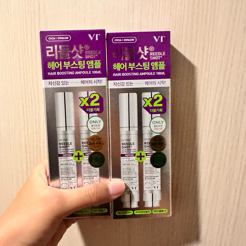[READY STOCK] VT REEDLE SHOT Hair Boosting Ampoul 100dL