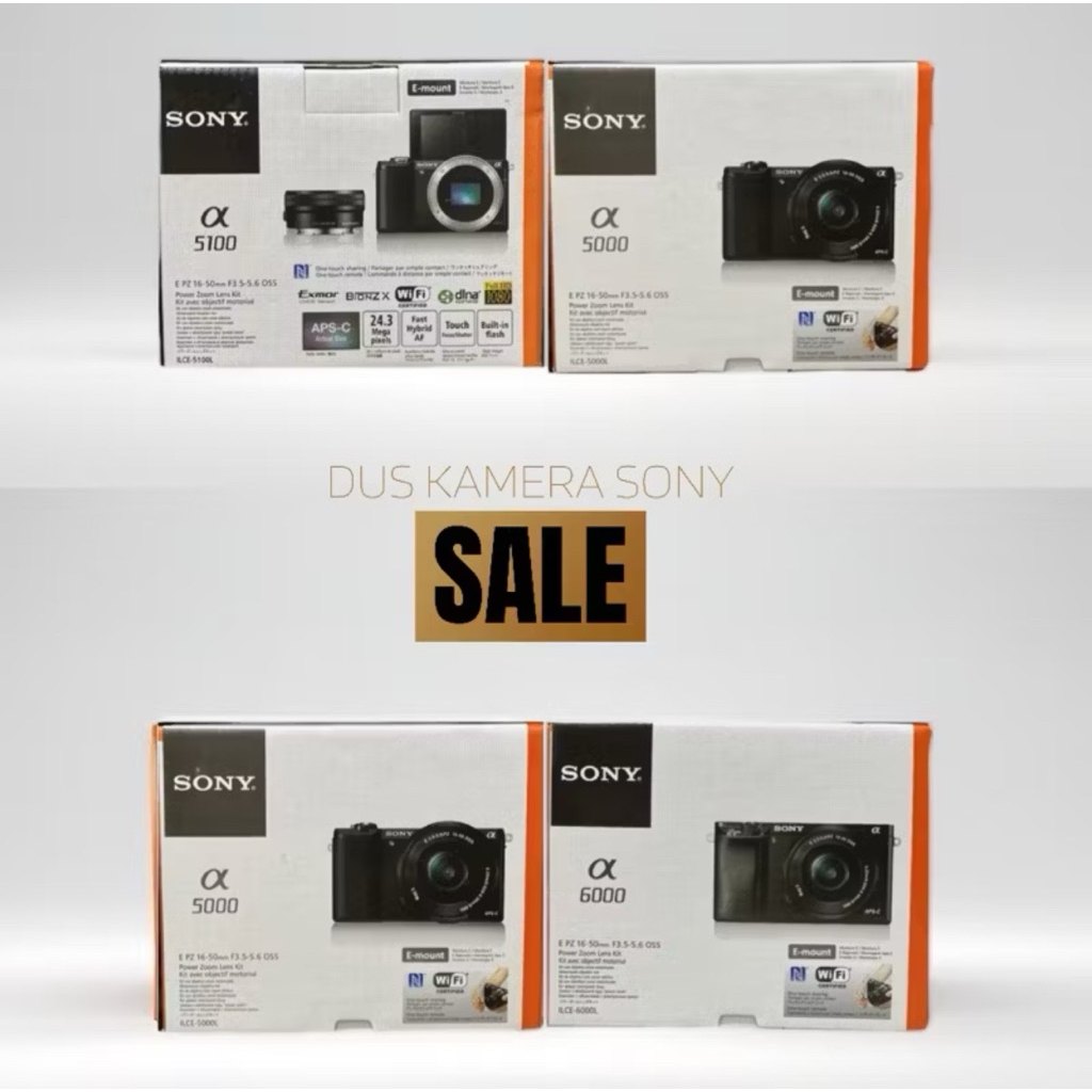 BOX Camera SONY A6000 New Origibal 100%