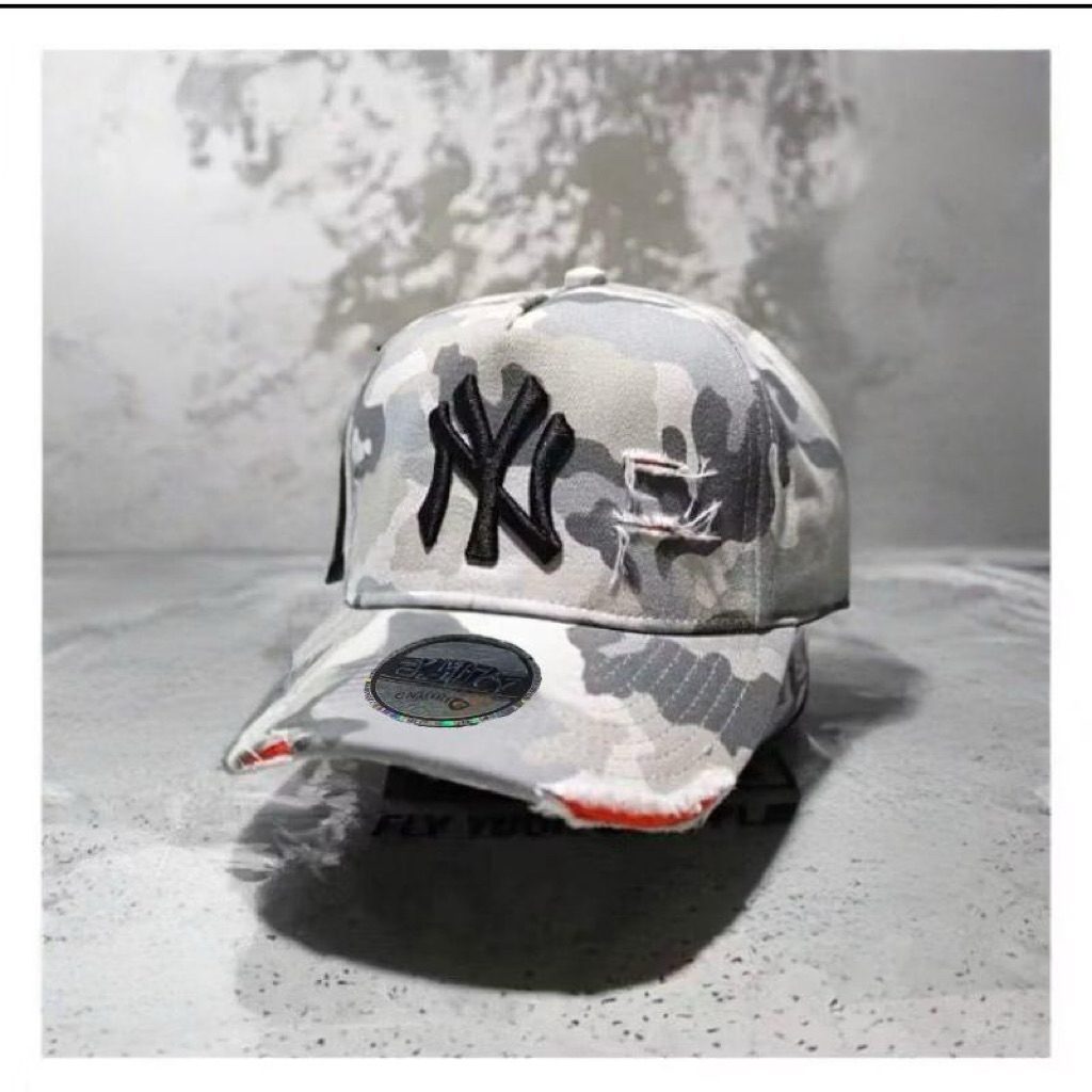 Baseball camo Loreng Topi Baseball dengan Motif Camo Loreng Army - Hijau Loreng Army/Topi premiun di