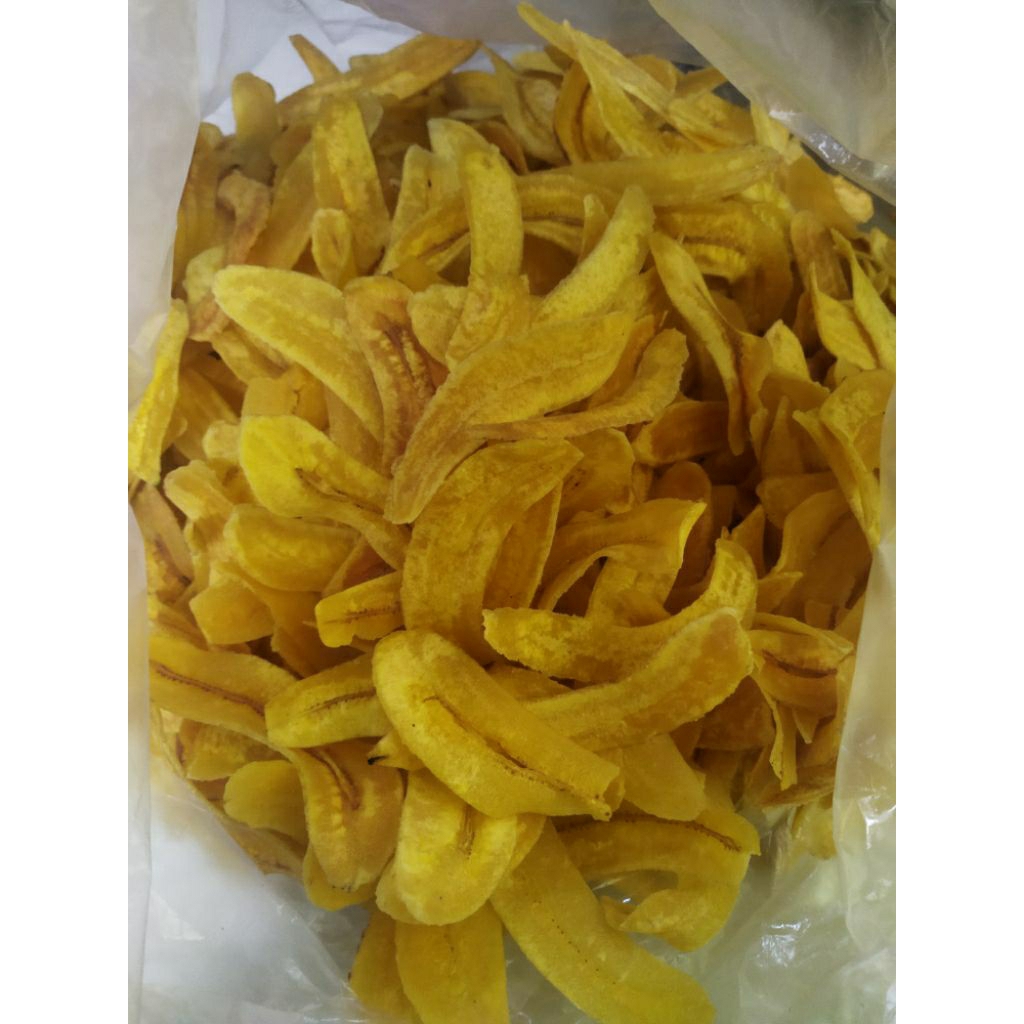 

KERIPIK PISANG ASIN GURIH / CEMILAN ENAK / PISANG ASIN / SRIPING PISANG / OLAHAN PISANG