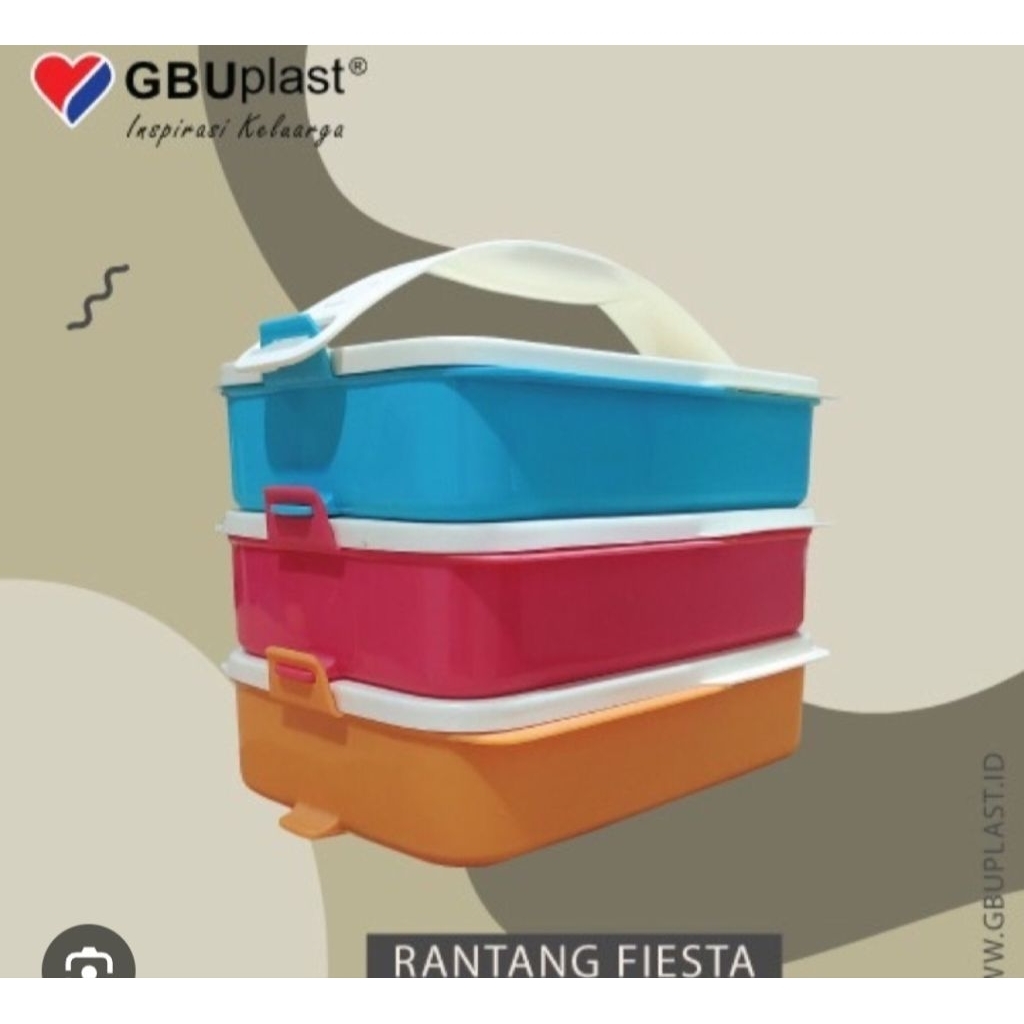 Rantang GBU plast 3 susun