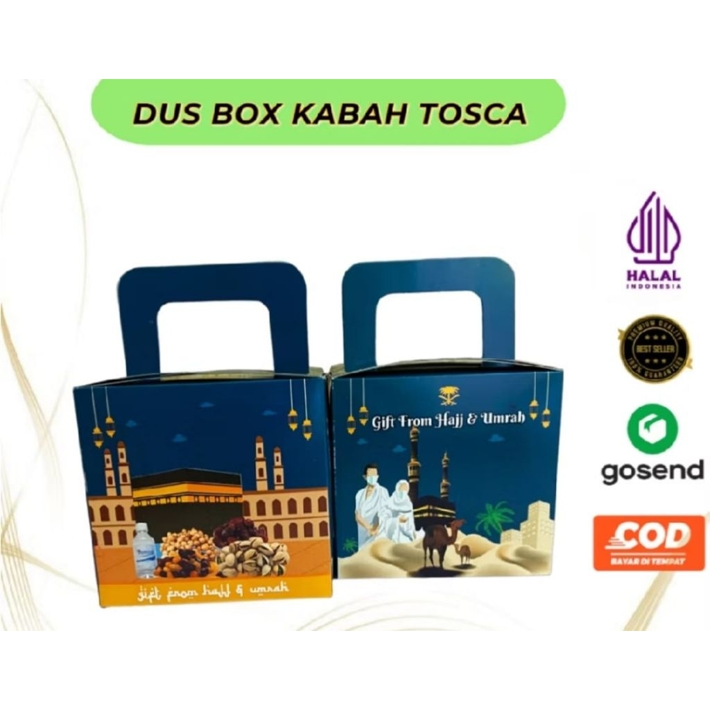 

Dus Box Kabah souvenir Haji dan Umroh.Tersedia 3 warna varian,1 pack isi 25pcs.