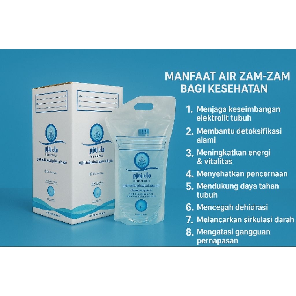 

Air Zamzam Galon 5 Liter Non Barcode Original