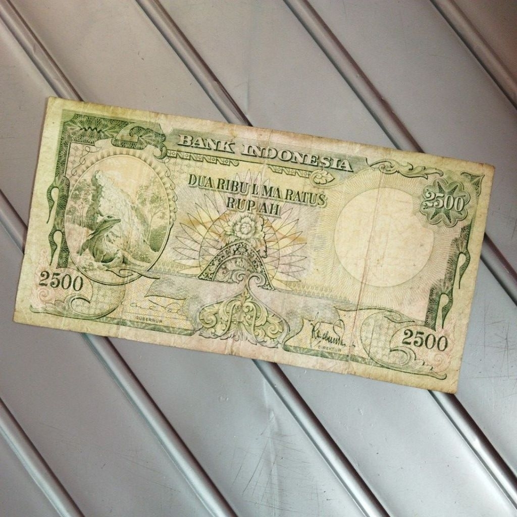 2500 rupiah komodo seri hewan bekas beredar ASLI sesuai foto