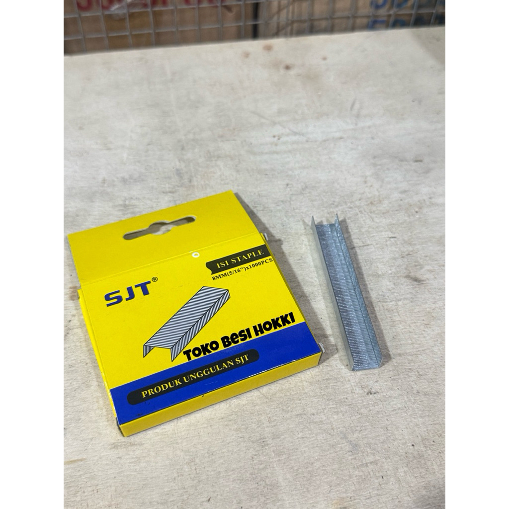 

Refill Isi Staples Tembak / Anak Hekter Staples Gun SJT 8mm(5/16inc)