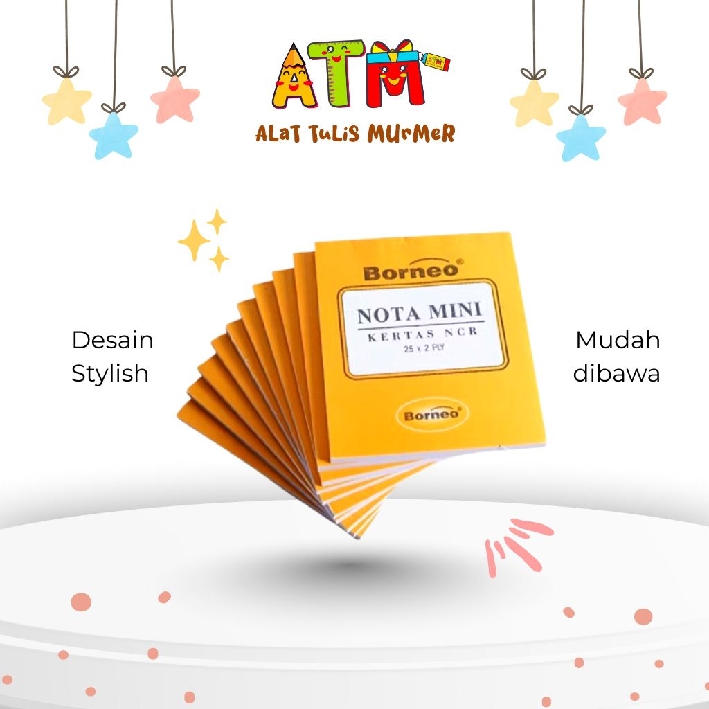 

Nota/Bon/Faktur/Kwitansi/Nota Kontan Mini - 2 Ply (25 Lbr)