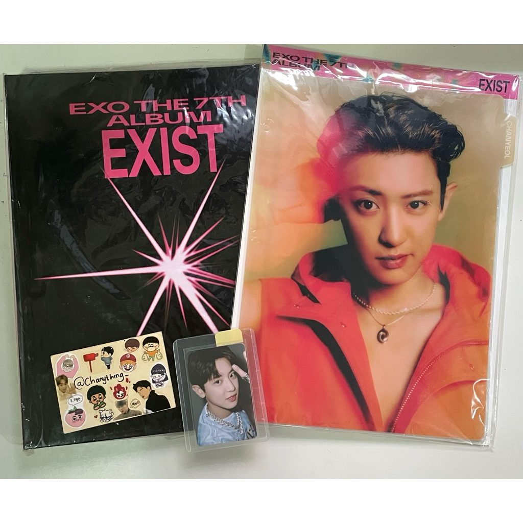 Official BINDER EXO EXIST SET INDEX BINDER CHANYEOL