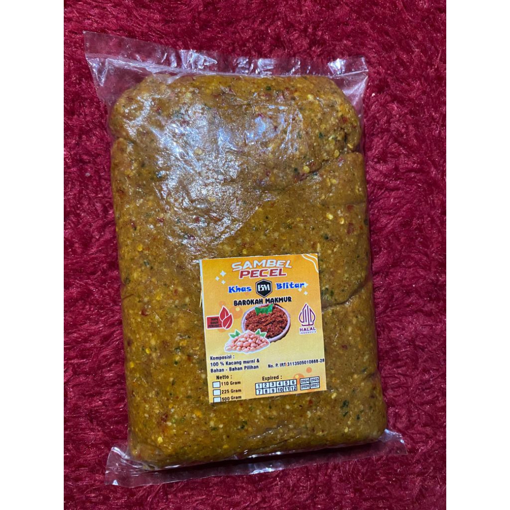 

SAMBEL PECEL KHAS BLITAR , kemasan plastik isi 250g