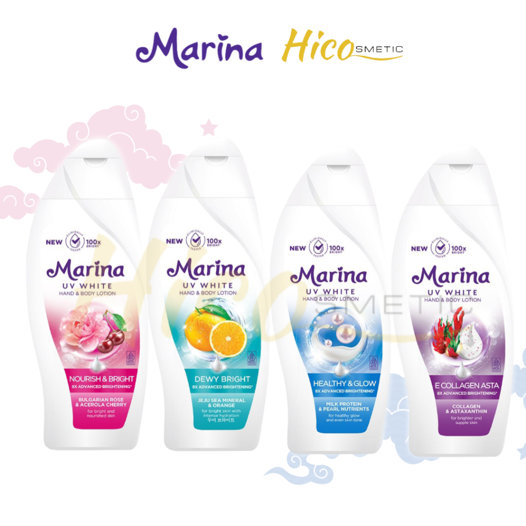 MARINA Hand Body Lotion | Marina Body Lotion 92 ML | 185 ML | 460 ML