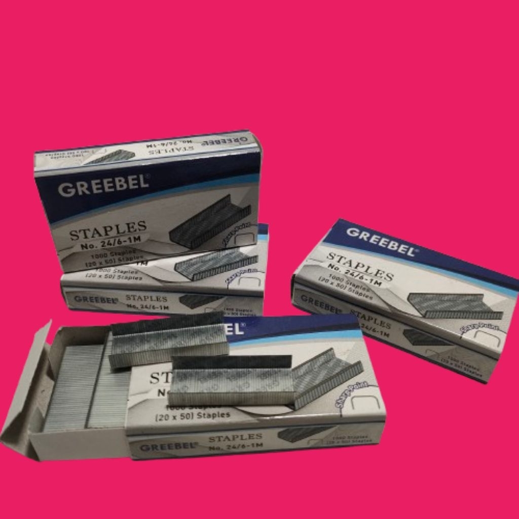 

Isi stapler/isi staples/refill Greebel 24/6-1M no 3