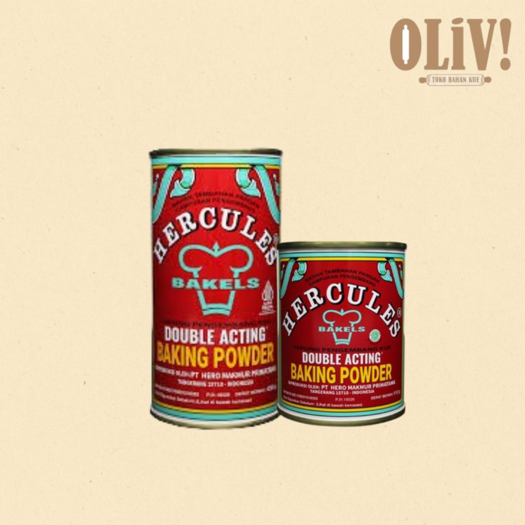 

Hercules Baking Powder Kemasan Kalengan