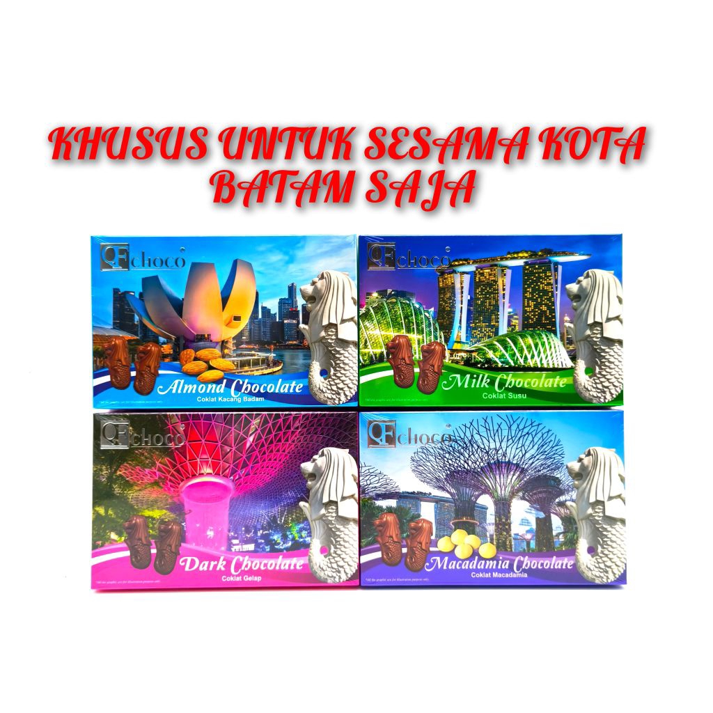 QF Choco Merlion Milk Chocolate 50 gram