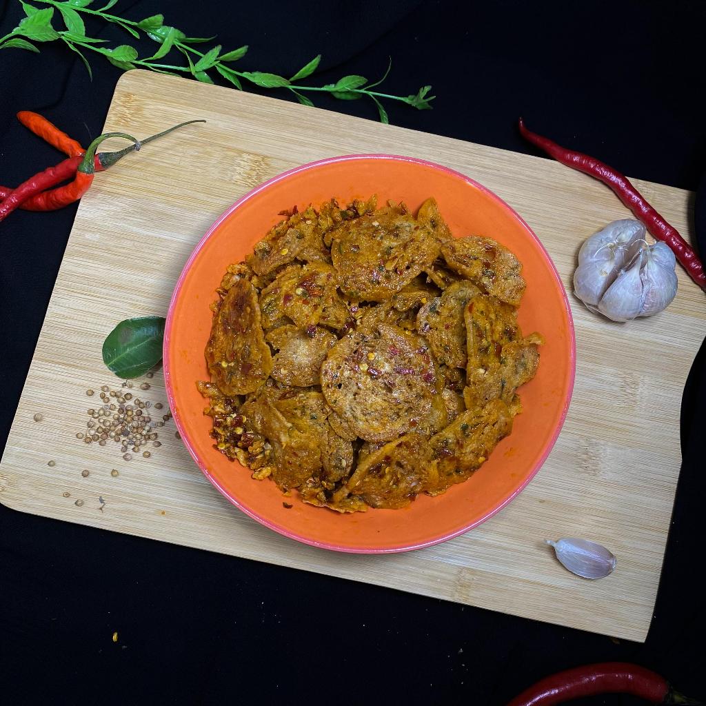 

SnackSolo | 500gr KERIPIK BAKSO GORENG ENAK | KRIPIK BASO SAPI RENYAH BASRENG GURIH PREMIUM CEMILAN BIKIN NAGIS PEDAS DAUN JERUK