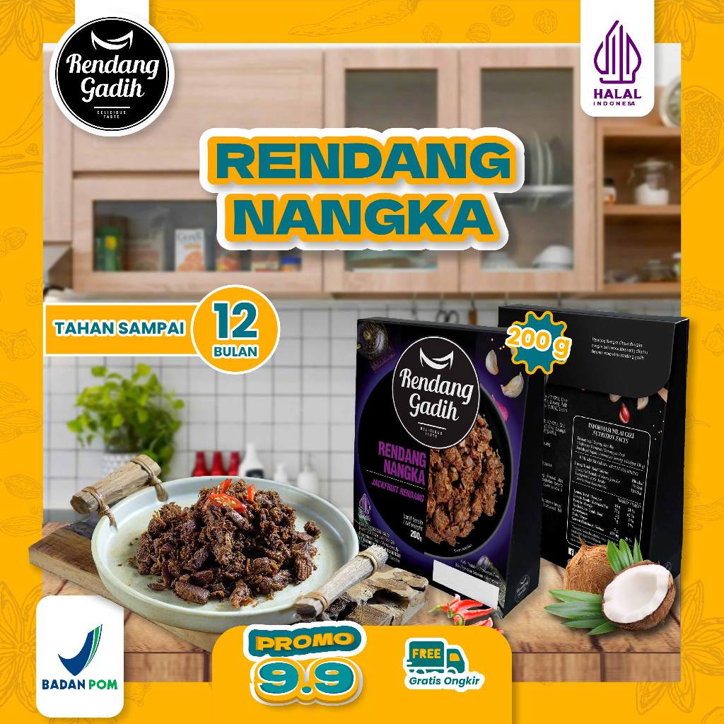 

Rendang Gadih - Rendang Nangka 200 g