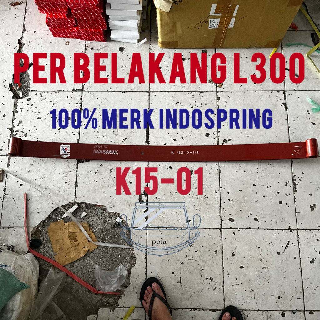 per l300 nomor 1 k15-01 merk Indospring / per belakang L300 nomor 1 / babok per l300 / babon per L30