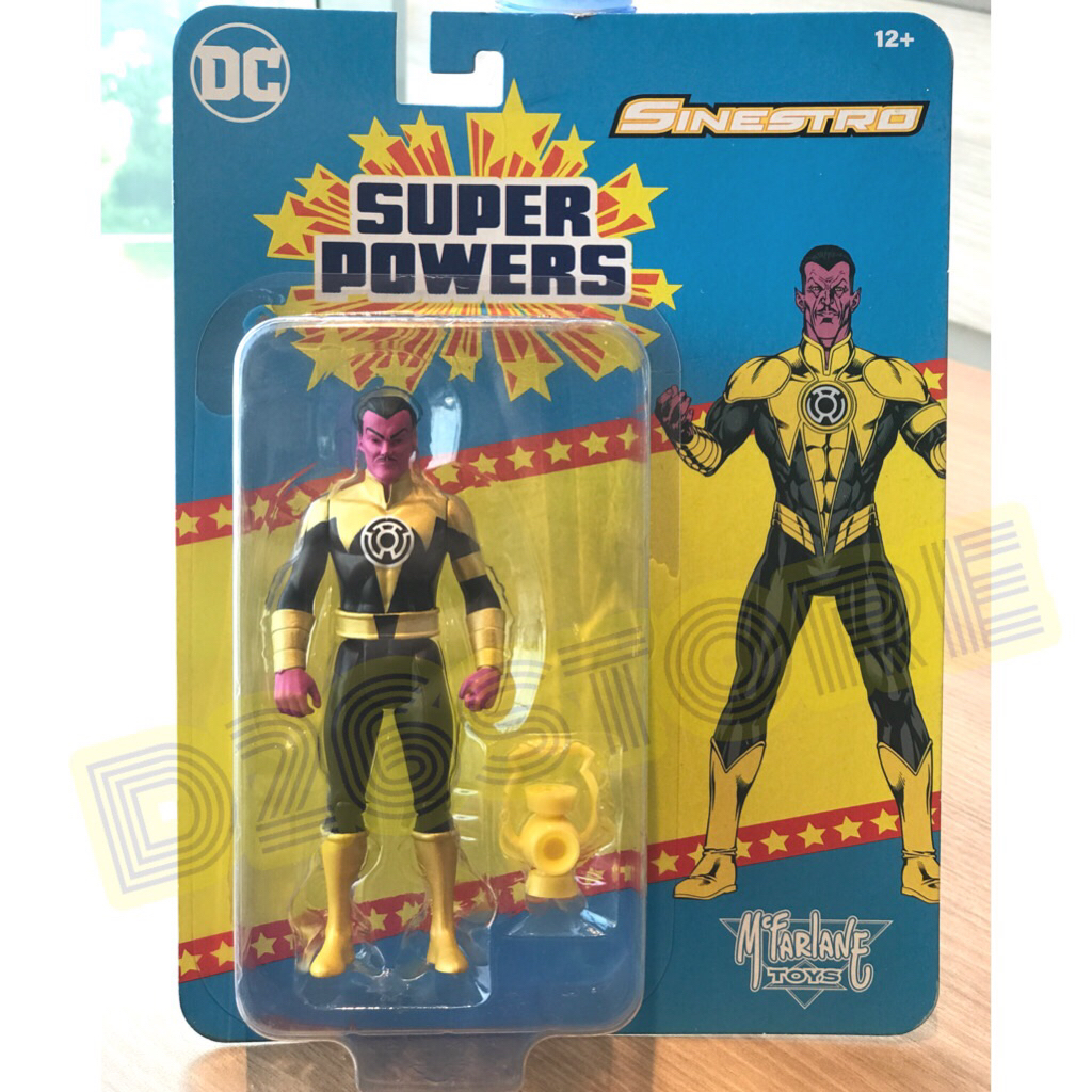 Mainan Action Figure Sinestro Yellow Lantern War Corps Sinestro Corps Classic Super Powers DC DIRECT