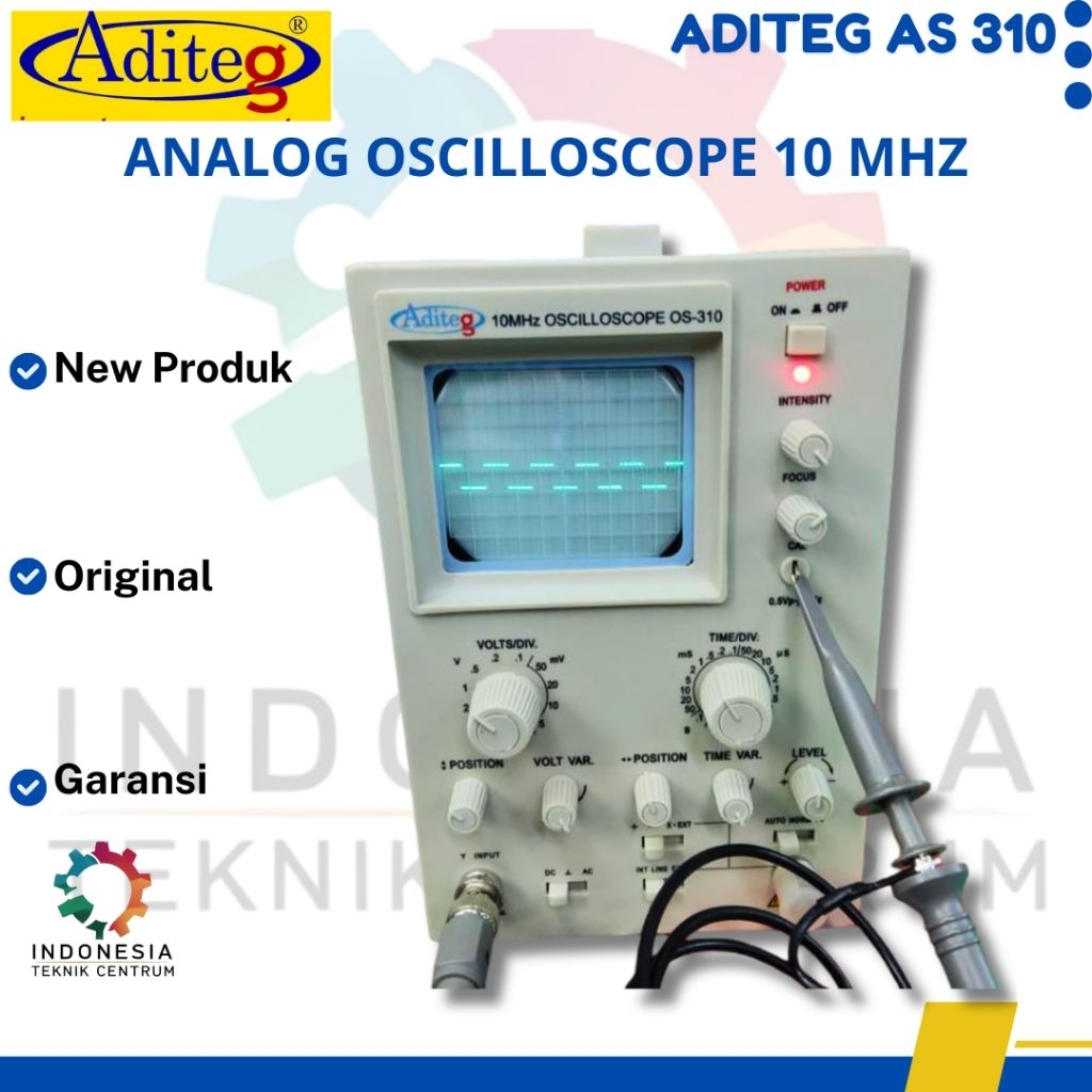 Aditeg OS-310 Analog Oscilloscope 10 Mhz


