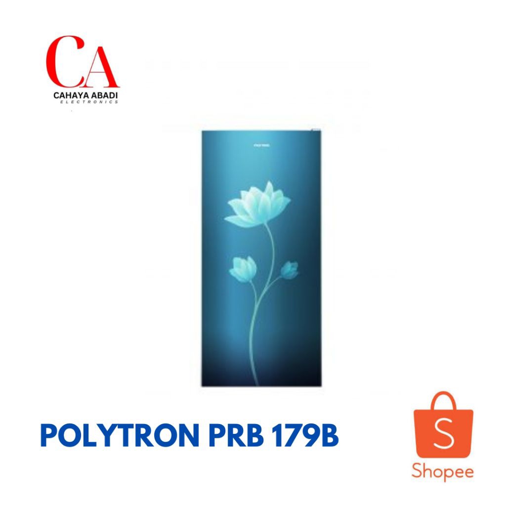 POLYTRON kulkas 1 pintu metallic SERIES PRB 179B PRB 179 B lemari es polytron