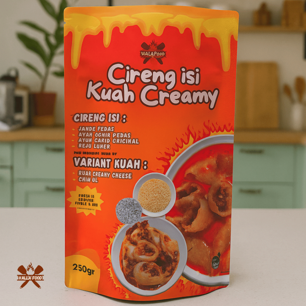 

Valla Food - Cireng isi Kuah Keju Creamy