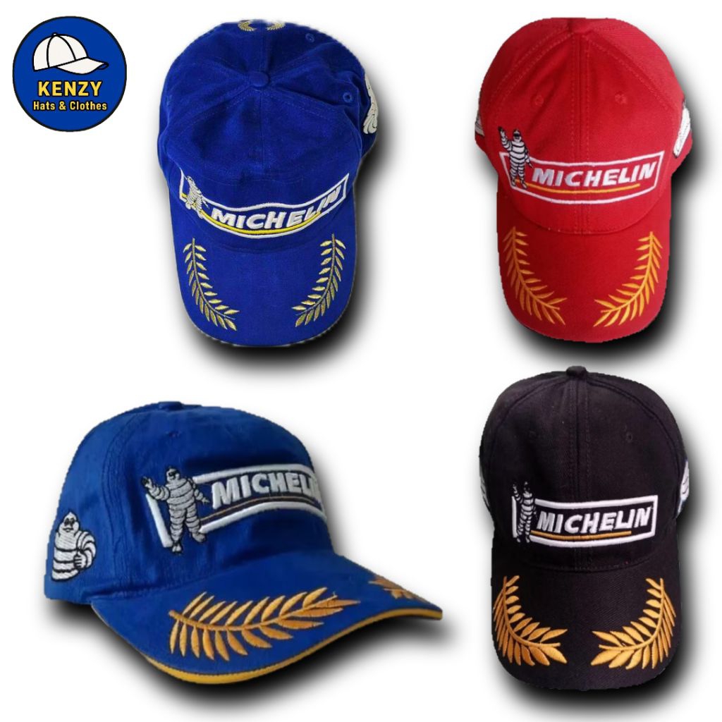 Topi Baseball Podium Caps Michelin MotoGP High Quality/Topi Unisex Dewasa/Topi Keren Cewek Cowok/Top