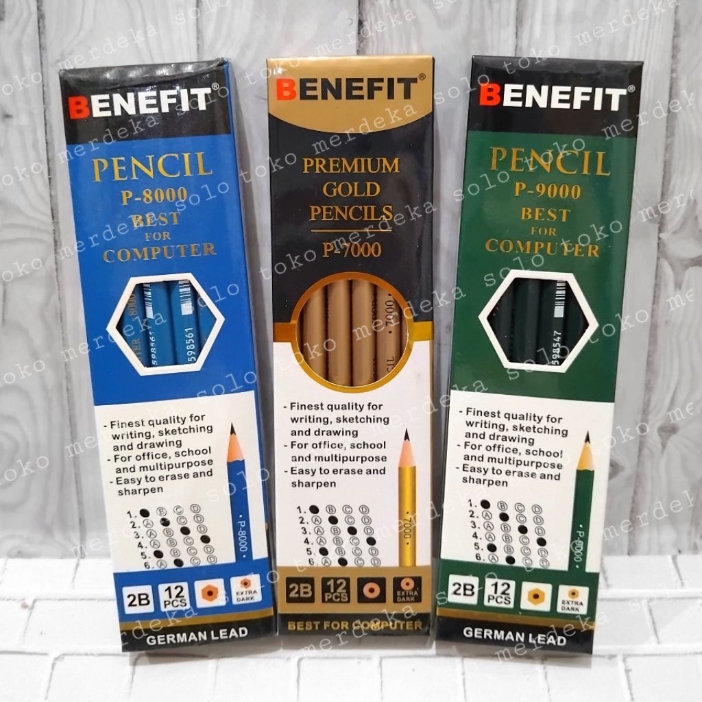 

Pensil Benefit 2B Hijau