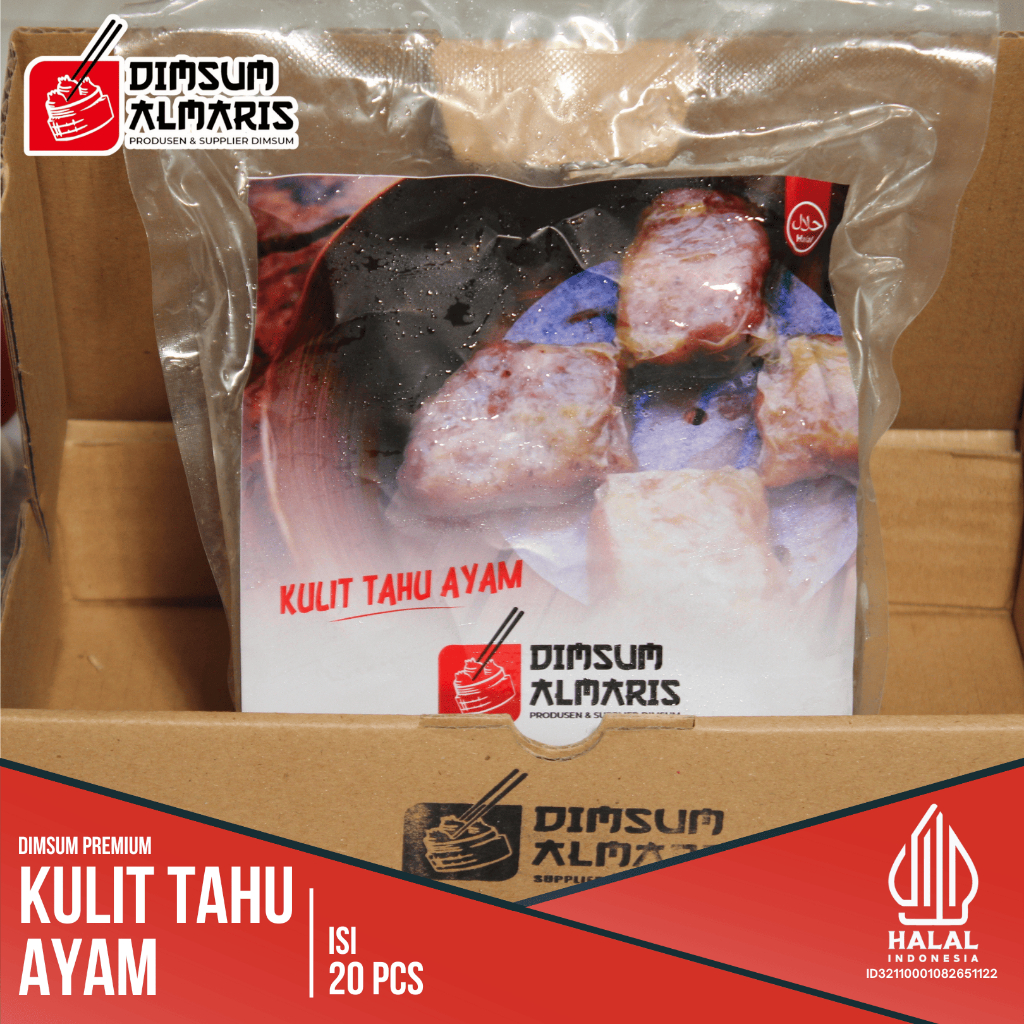 

Dimsum Kulit Tahu Ayam Premium Frozen + Chili Oil