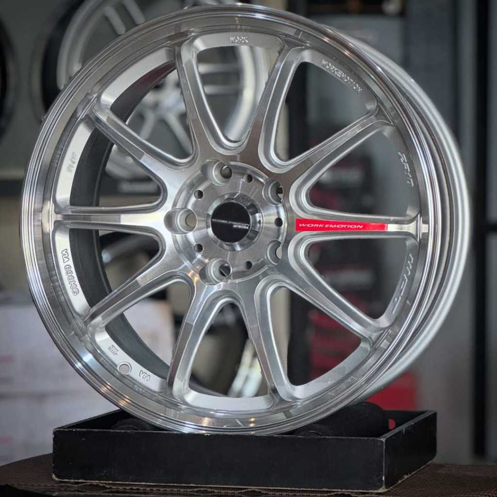 velg mobil racing R17 WORK ZR10 FULL POLISH LEBAR 8 ET 38 velg ring 17 Terios xpander hrv crv civic 
