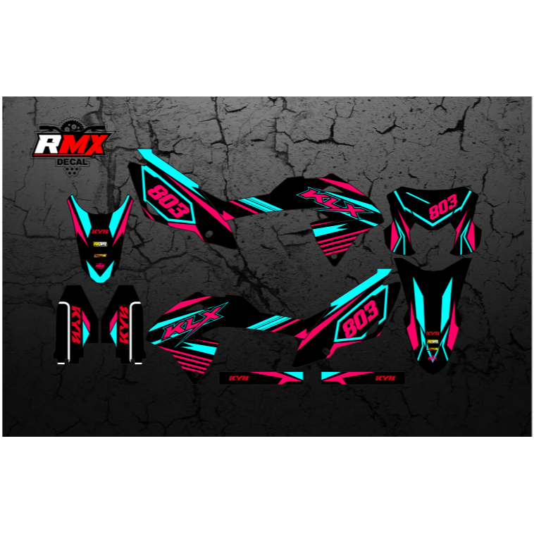 DECAL KLX BF FULLBODY (069) DEKAL STIKER KLX 150 BF/G/L/SE/EXTREME/NEW 2016 2017 2018 2019 2020 2021