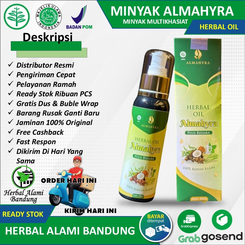 Minyak Almahyra Plus Bidara Asli Original BPOM Minyak Serbaguna Urut Pijat